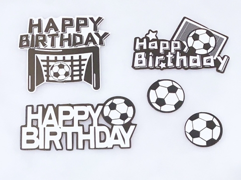 คอมโบการ์ดฟุตบอล HPBD 10 ใบและลูกบอลผสมตัวอย่าง