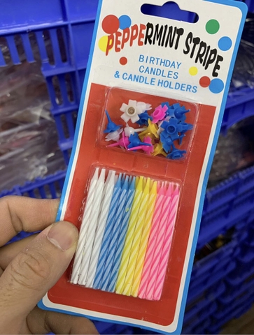 เทียนไม้จิ้มฟันกล่องสั้นราคาถูก (กล่อง24ตุ่ม)