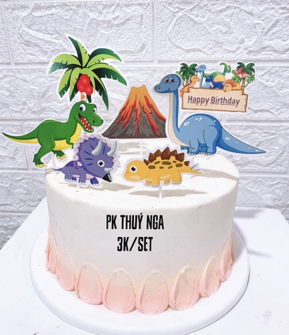 ชุดปลั๊กไดโนเสาร์ภูเขาไฟ