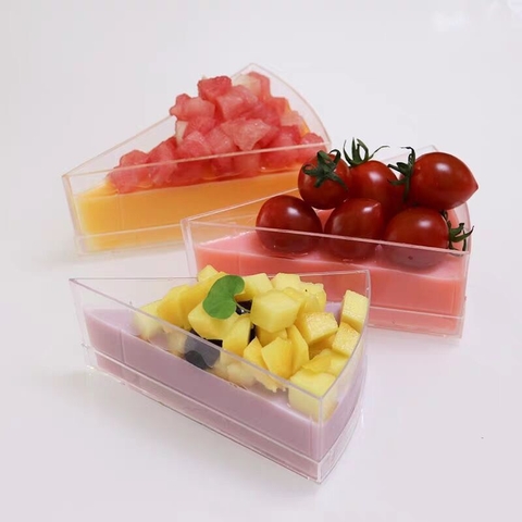 ชุดถ้วยพุดดิ้งสามเหลี่ยม 50 ถ้วย (160มล.)