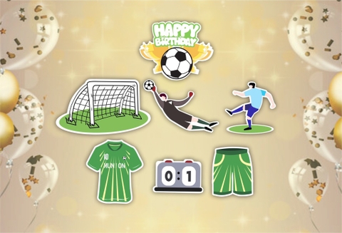 ชุดกระดาษ FOOTBALL UNIFORMS จำนวน 2 ชุด