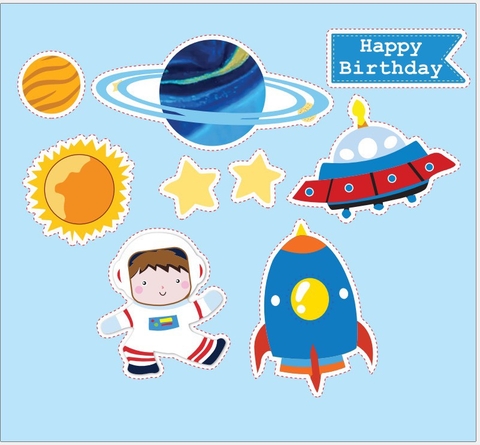 Combo 2 ชุดปลั๊กนักบินอวกาศเด็กชาย