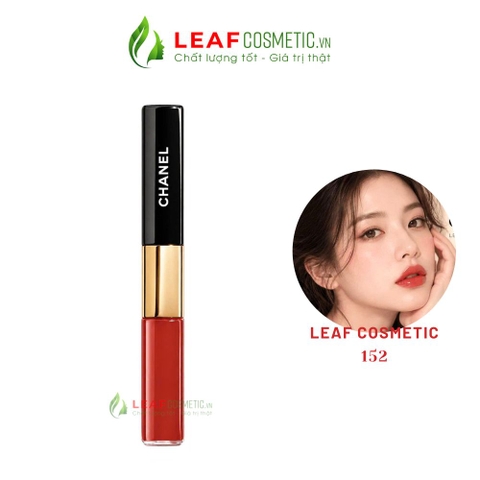 Son Kem Hai Đầu Chanel Le Rouge Duo Ultra Tenue 152 Shake – Màu Đỏ Đất Ánh Cam