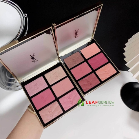 Bảng Phấn Đa Năng YSL Brewed Reflections Couture Face Palette 6 Ô Limited – Vỏ Nâu (Chọn Tông)
