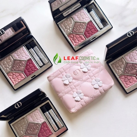 Bảng Phấn Mắt Dior Diorshow 5 Couleurs 883 Lucky Rosewood – Phiên Bản Giới Hạn Lucky Clover (Cỏ 4 Lá)