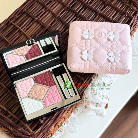 Phấn Mắt Dior Diorshow 5 Couleurs 942 Pink Talisman - Phiên Bản Giới Hạn Cỏ 4 Lá (Kèm Túi Da)