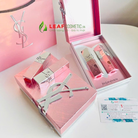 Set 2 Son YSL Love Light Collection 2026 Phiên Bản Giới Hạn Lễ Thất Tịch (Màu 445 & 610)