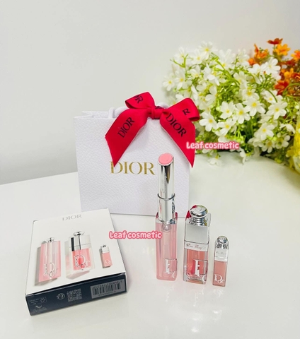 Set Son Dưỡng Dior Addict Natural Glow Lip Essentials 3 Món