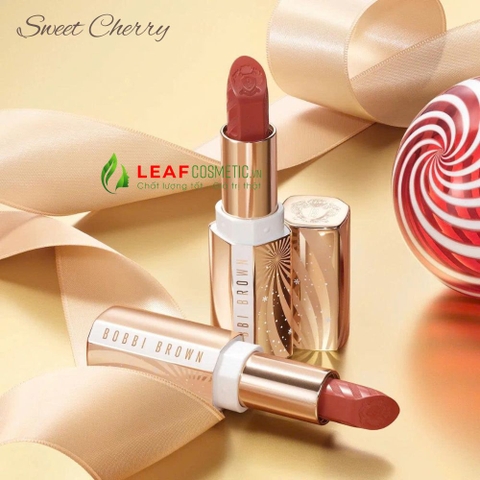Son Thỏi Bobbi Brown Limited Edition Holiday Luxe Lip Colour Sweet Cherry - Màu Đỏ Cam Đất