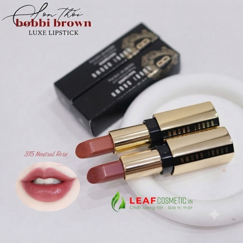 Son Thỏi Bobbi Brown Luxe Lipstick 315 Neutral Rose - Màu Hồng Đất