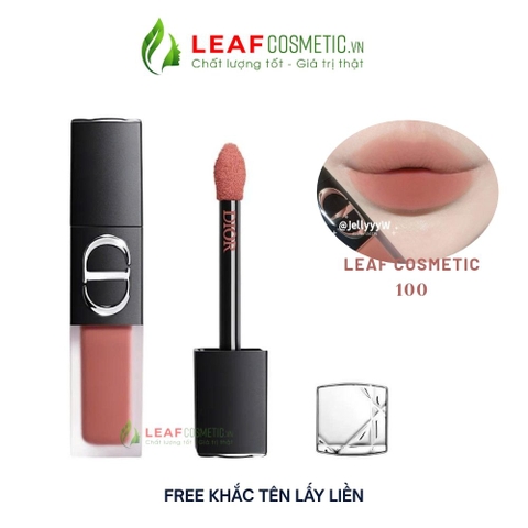 Son Kem Lì Dior Rouge Dior On Stage Ink 100 Nude Look – Màu Nude Hồng Be