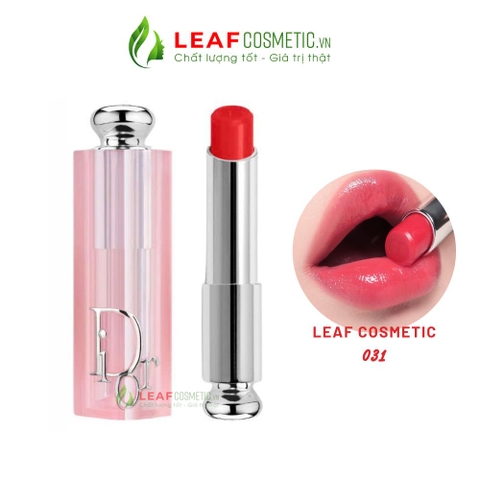 Son Dưỡng Dior Addict Lip Glow 031 Strawberry - Đỏ Dâu