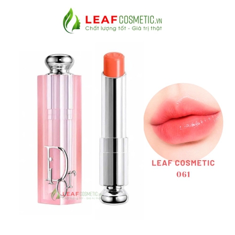 Son Dưỡng Dior Addict Lip Glow 061 Poppy Coral – Màu Cam San Hô