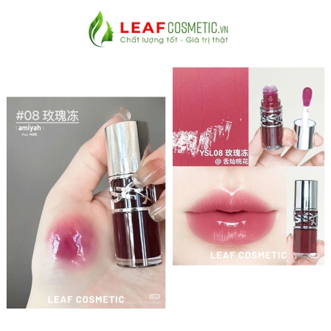 Son Dưỡng YSL Loveshine Plumping Lip Oil Gloss 08 Purple Dream - Tím Mận