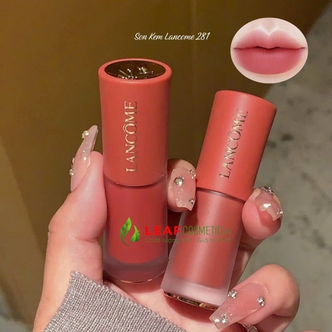 Son Kem Lancome Labsolu Rouge Intimatte Liquid Lip 281 Deshabille - Hồng Cam Đất