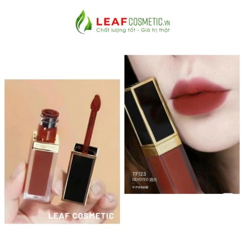 Son Kem Lì Tom Ford Liquid Lip Luxe Matte 123 Devoted – Màu Đỏ Nâu