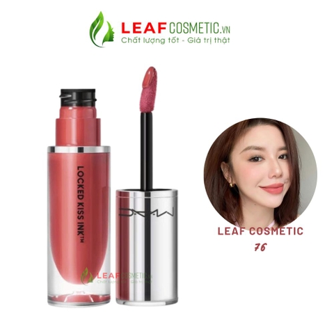 Son Kem MAC Locked Kiss Ink 76 Blushing – Hồng Hoa