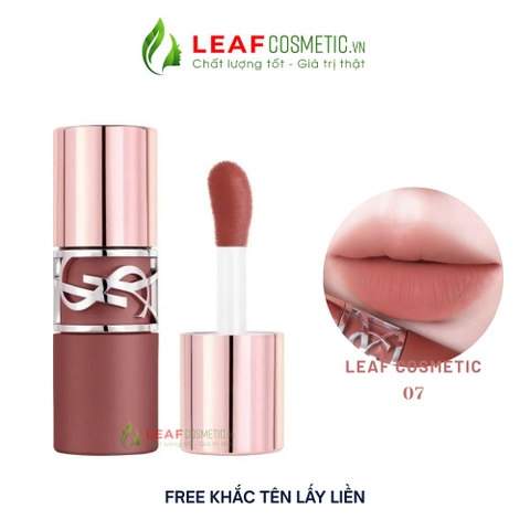 Son Kem Yves Saint Laurent YSL Lovenude Lip Stain 07 Illicit Nude - Màu Hồng Nâu Đất