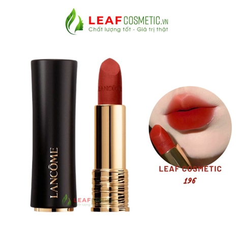 Son Lancôme L'Absolu Rouge Intimatte 196 French Touch – Màu Đỏ Gạch