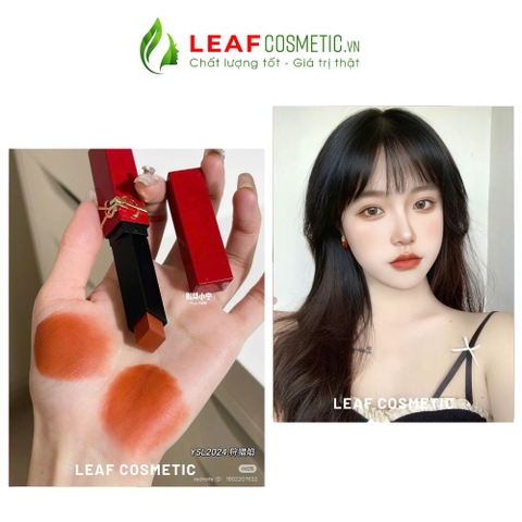 Son YSL The Slim 2024 Fiery Vermillion Limited – Cam Cháy (Vỏ Đỏ)