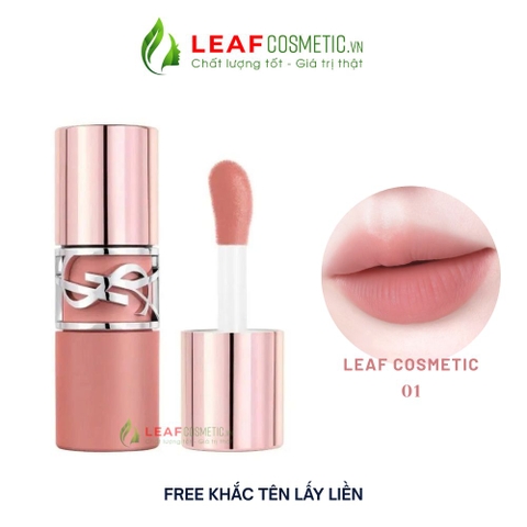 Son Kem YSL Lovenude Lip Stain 01 Pink Passion – Màu Hồng Nude