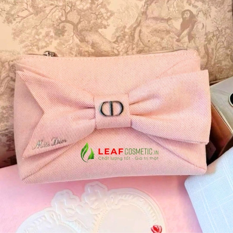 Túi Đựng Mỹ Phẩm Dior Miss Dior Nơ Hồng – Pink Bow Pouch