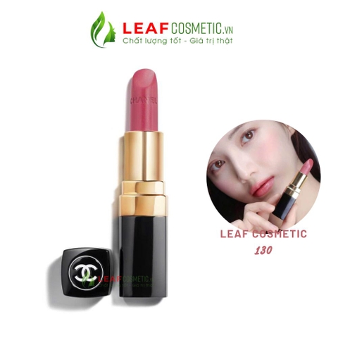 Son Chanel Rouge Coco Longwear Satin Lipstick 130 La Pausa – Màu Hồng Đào Tươi