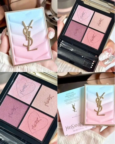 Bảng Phấn Mắt YSL Couture Clutch 125 Blooming Lust - Bản Limited 2024 Xinh Xắn