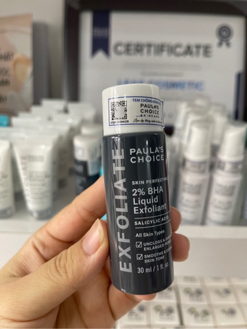 Dung Dịch Loại Bỏ Tế Bào Chết Paula's Choice Skin Perfecting 2% BHA Liquid Exfoliant