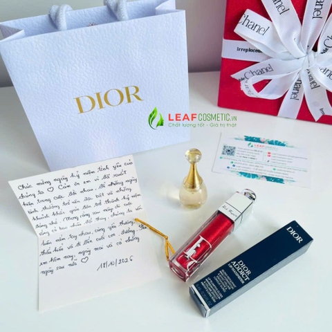 Set Dior Son Bóng Addict Lip Maximizer & Nước Hoa J’adore Mini