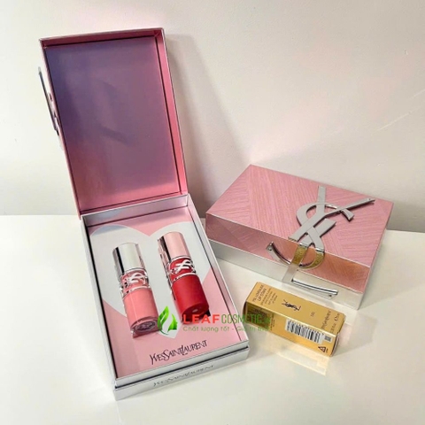Set Quà YSL Loveshine Lip Oil 02 & Lovenude Lip Stain 520 – Phiên Bản Giới Hạn Lễ Thất Tịch 2026