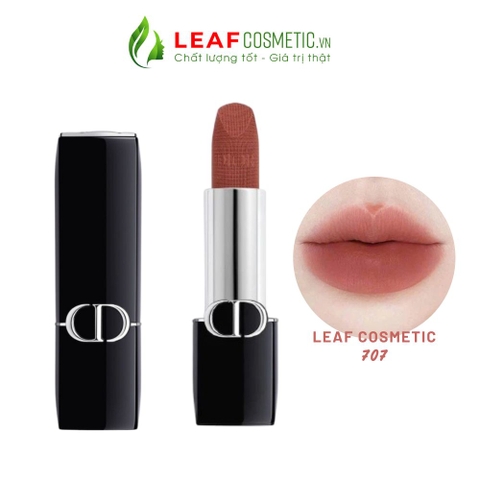 Son Thỏi Dior Rouge Velvet 707 As De Coeur – Cam Đất (Nắp Nam Châm)