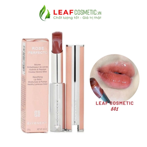 Son Dưỡng Givenchy Rose Perfecto Lip Balm 501 Spicy Brown - Hồng Nâu Đất