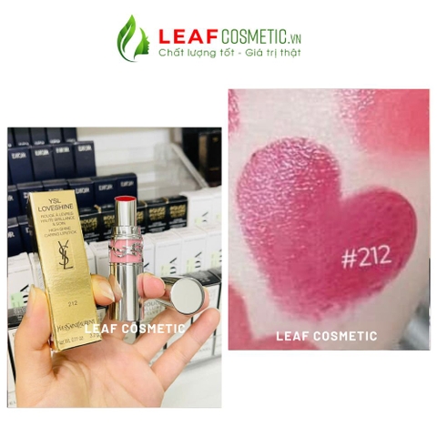 Son Dưỡng YSL Loveshine 212 Deep Ruby - Đỏ Ruby