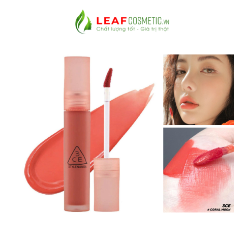Son Kem Lì 3CE Coral Moon Cam San Hô - Blur Water Tint