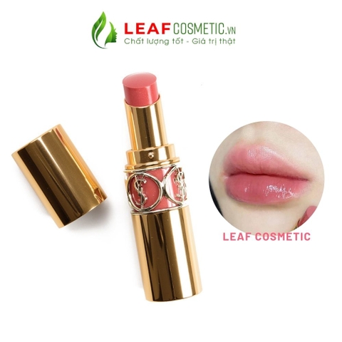Son YSL Màu 150 Nude Lingerie Nude Ấm – Rouge Volupté Shine