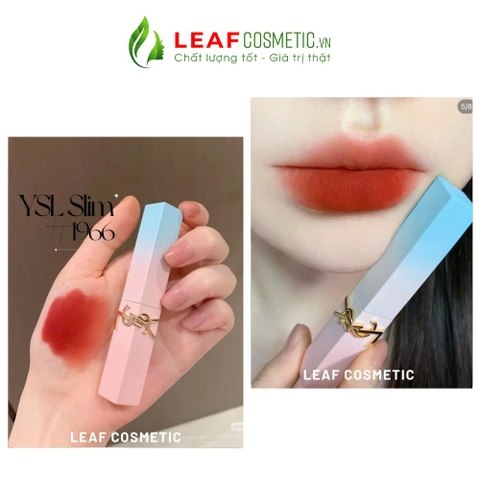 Son YSL Slim 1966 Ombre Hồng Xanh - Đỏ Đất Sang Trọng
