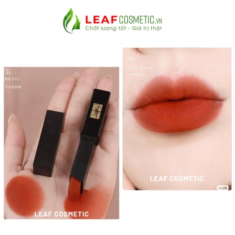 Son YSL Slim 313 Irreverent Cinnamon – Đỏ Cam Cháy