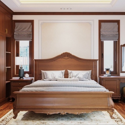 Giường ngủ gỗ