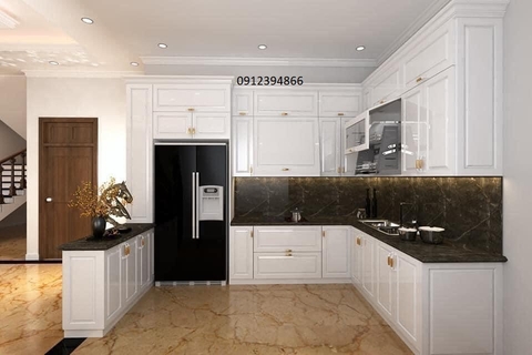 MDF phủ melamine kết hợp sơn bệt