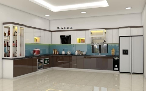 MDF phủ melamine cánh acrylic