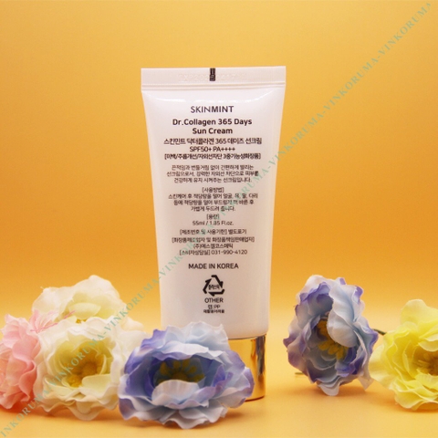 Kem chống nắng sáng da collagen 365