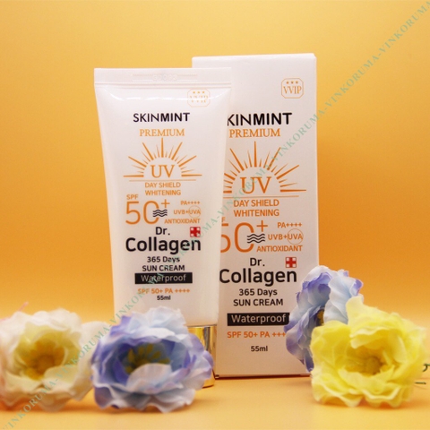 Kem chống nắng sáng da collagen 365