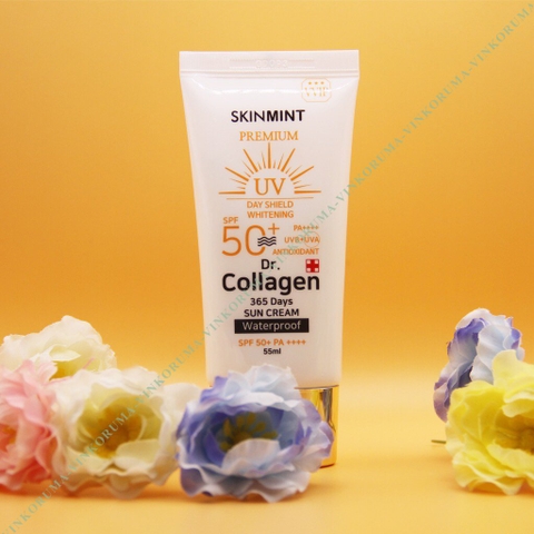 Kem chống nắng sáng da collagen 365