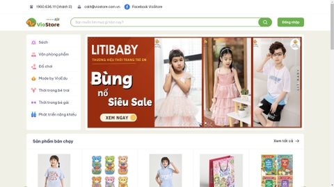 LITIBABY - Có mặt trên nền tảng sàn TMĐT VIOSTORE - FPT