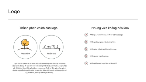 Bộ nhận diện thương hiệu LITIBABY