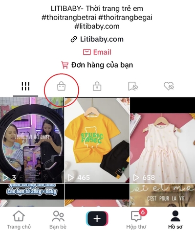 Kiếm tiền từ TikTok Shop cùng LITIBABY