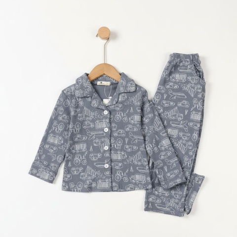 Bộ cotton trẻ em - bé gái ĐG002 4/10 TSD06