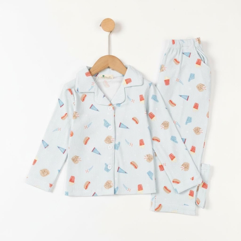 Bộ cotton trẻ em - bé gái ĐG002 4/10 TSD06