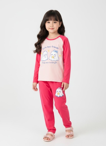 Bộ cotton trẻ em - bé gái ĐG001 8/14